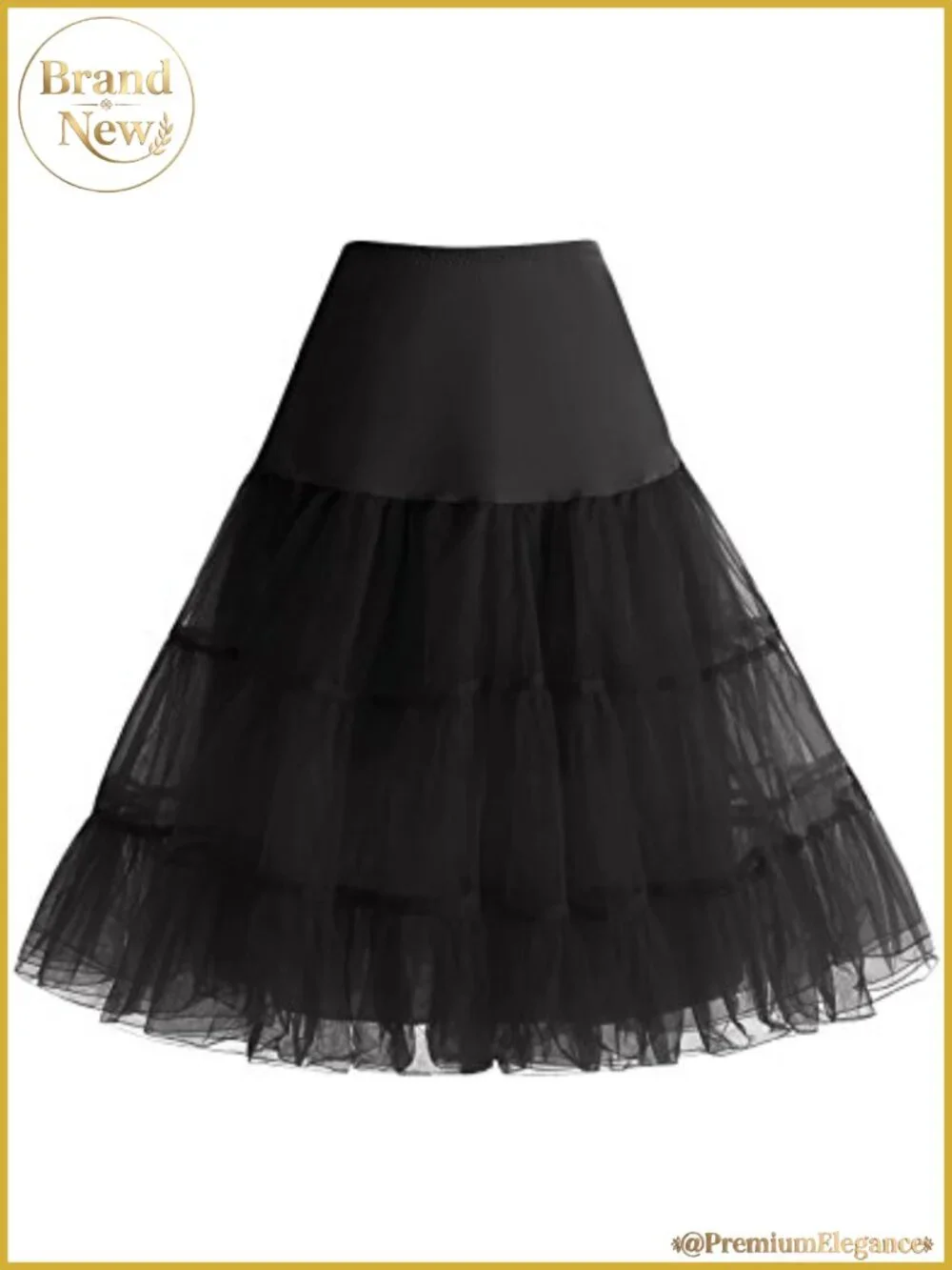 Vintage Petticoat Skirt for Women - Half Slip Crinoline Underskirt for Dresses